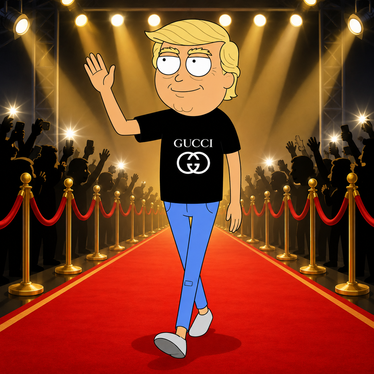 Red carpet scene