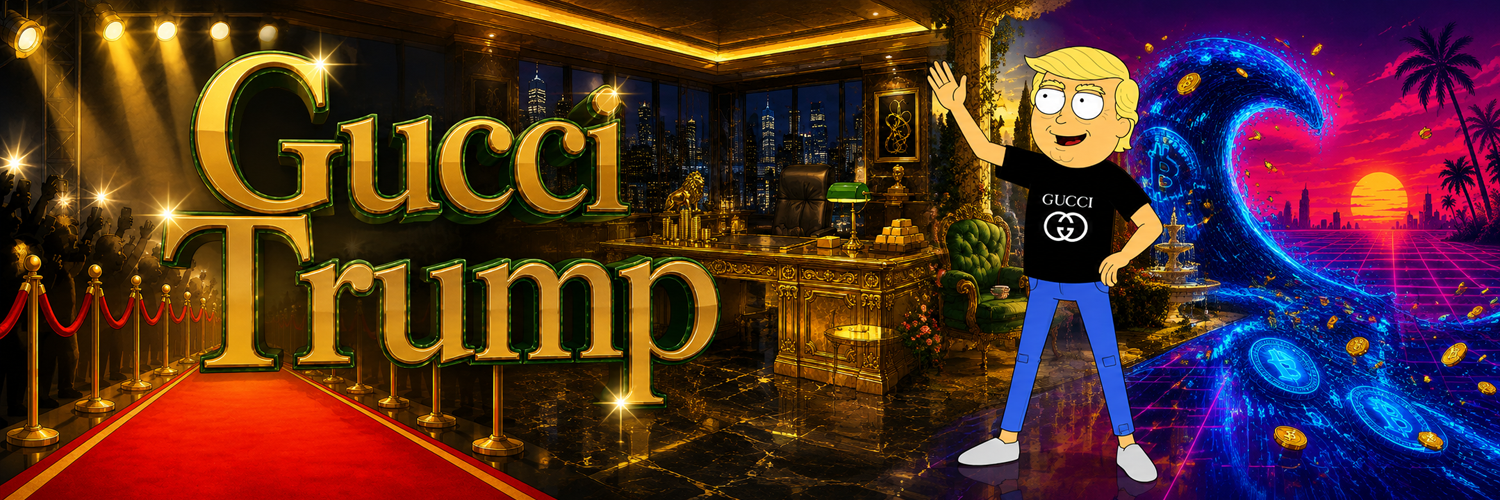 Gucci Trump banner